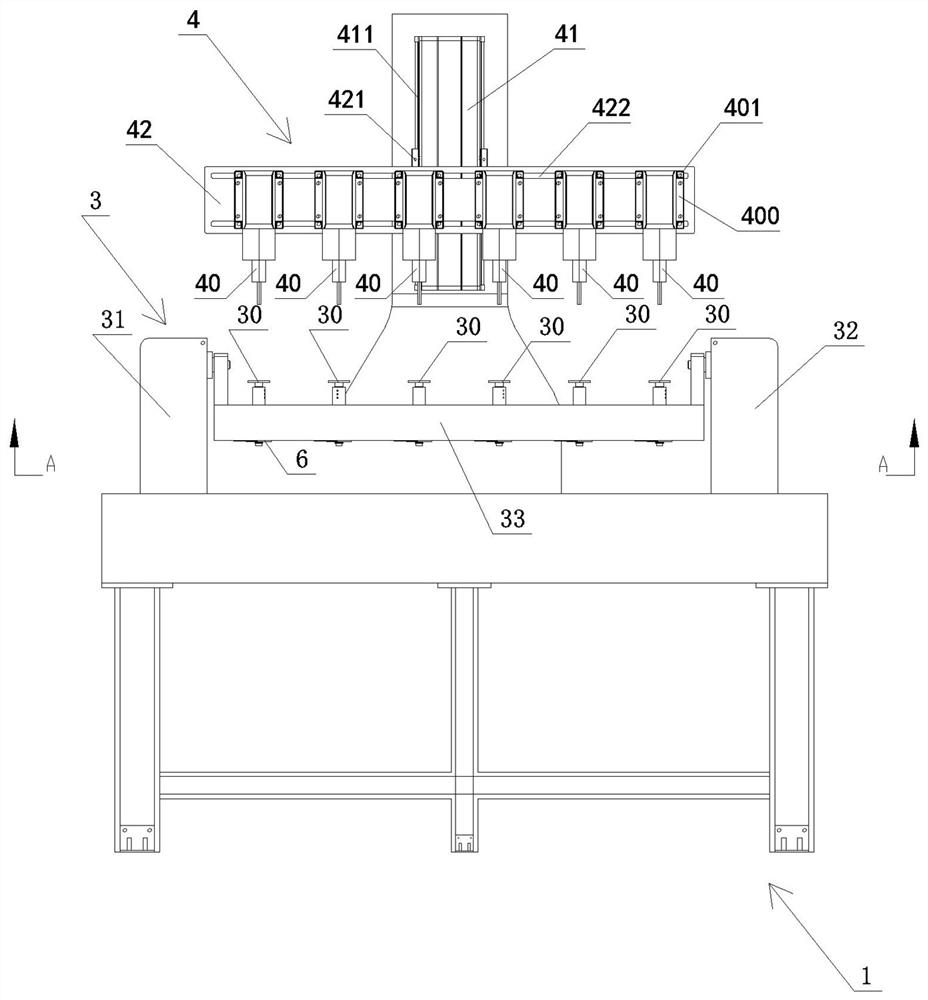 Machining equipment for punching arc workpiece and using method of machining equipment