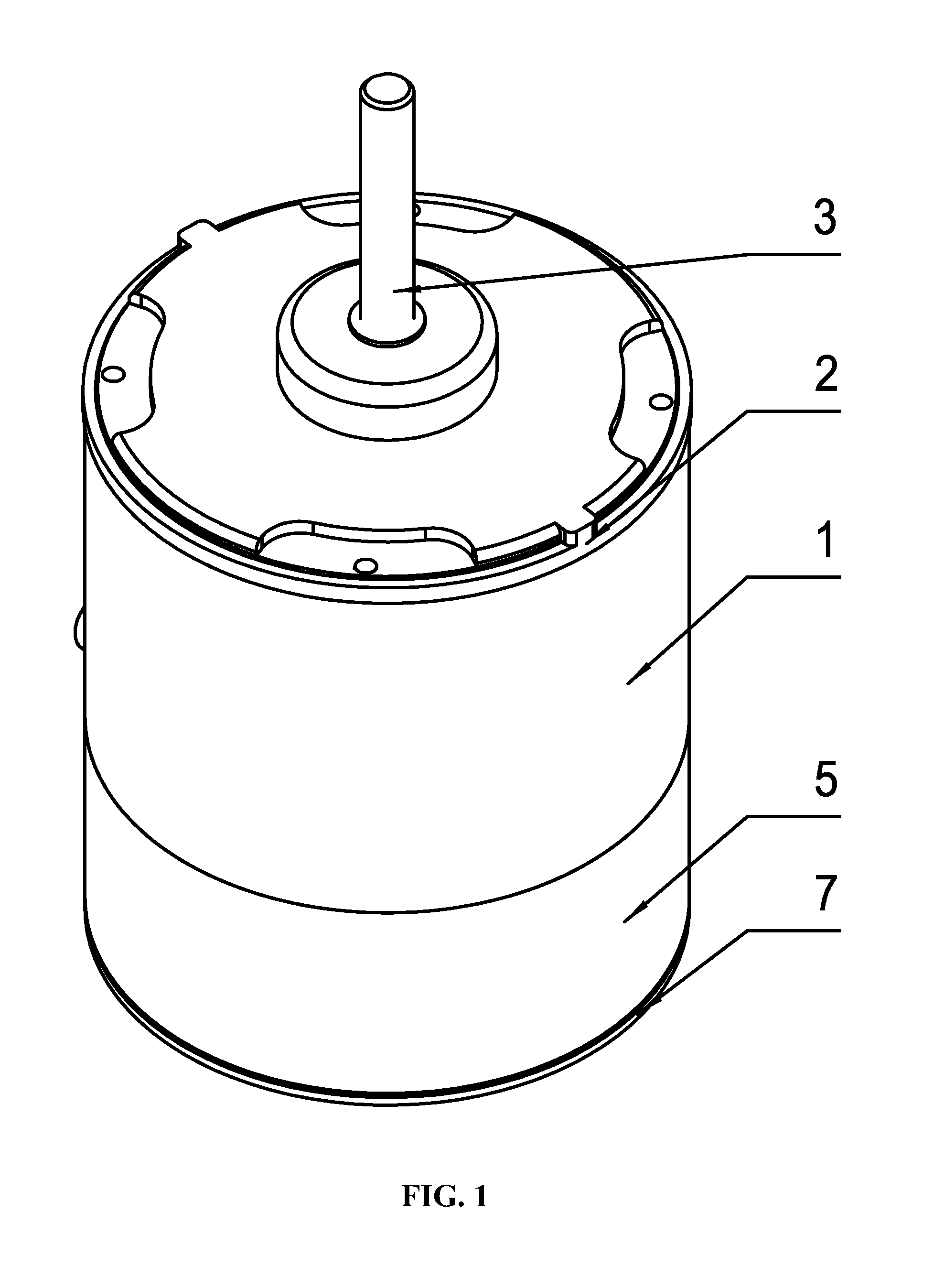 Combination of outer motor and control box therefor