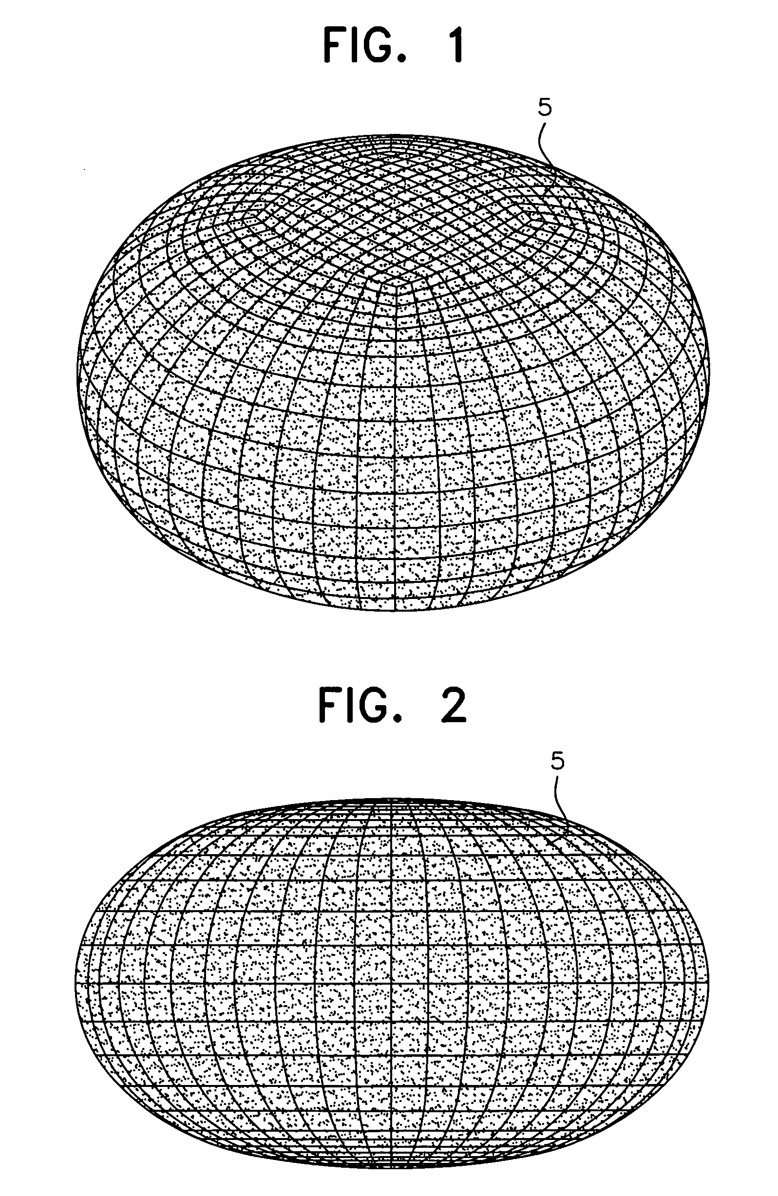 Internal structure for landing bag shape control