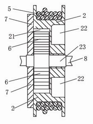 Drum wheel for differential speed automatic controller