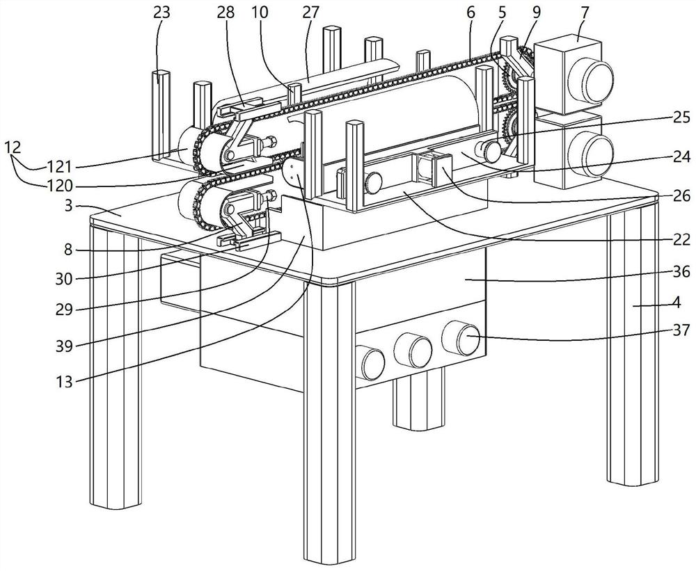 A device for picking peanuts