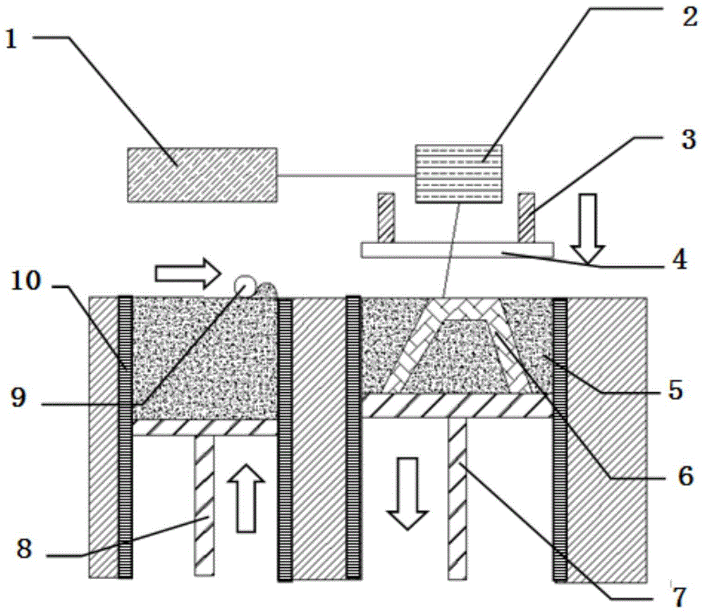 Device and method for improving strength of selective laser sintering 3D printing part