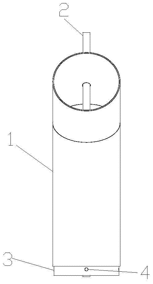 A negative pressure device for the production port for organic silicon production