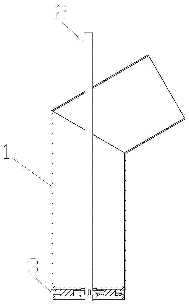 A negative pressure device for the production port for organic silicon production