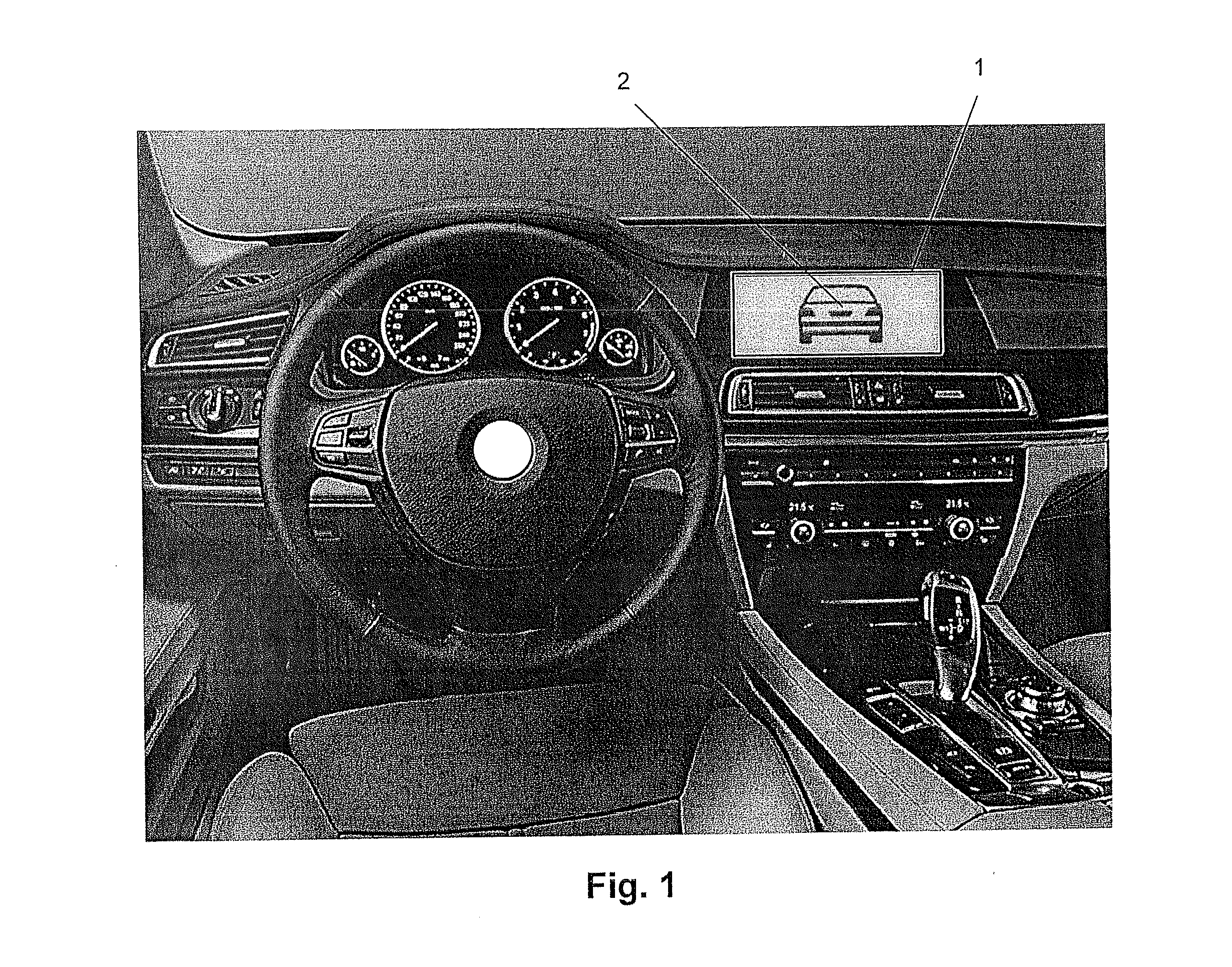 Motor Vehicle Having a Device for Influencing the Viewing Direction of the Driver