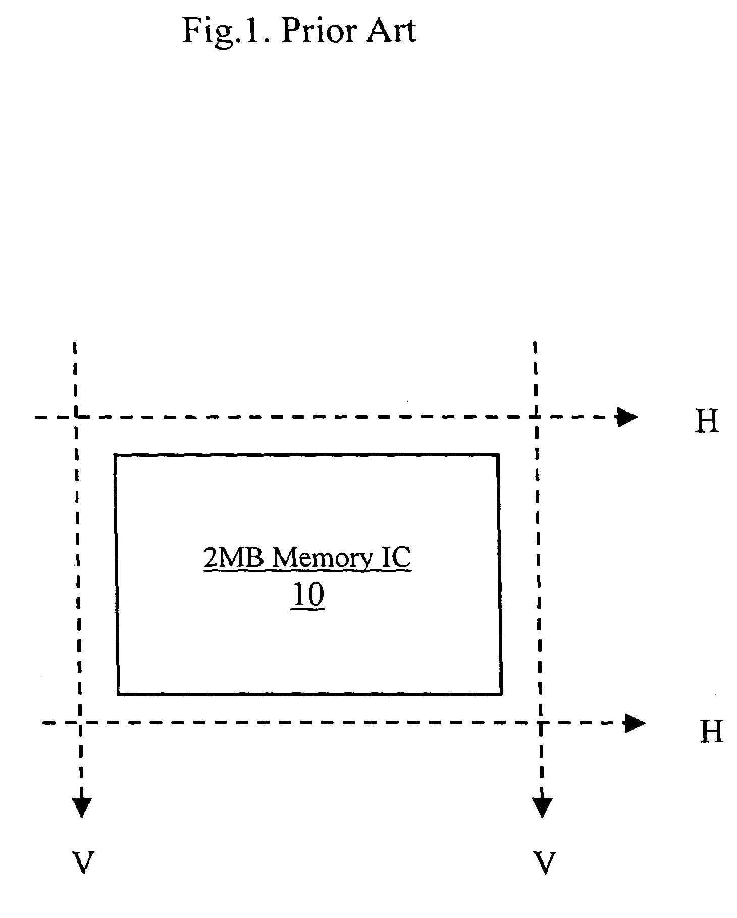 Capacity dividable memory IC