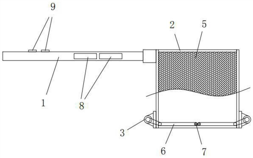 Fishery electric fishing net