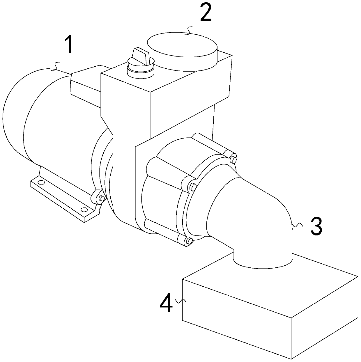 A sustainable pumping device that automatically adjusts the size of the water inlet