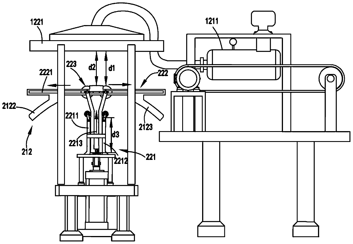 A kind of veneer rolling film coating production equipment