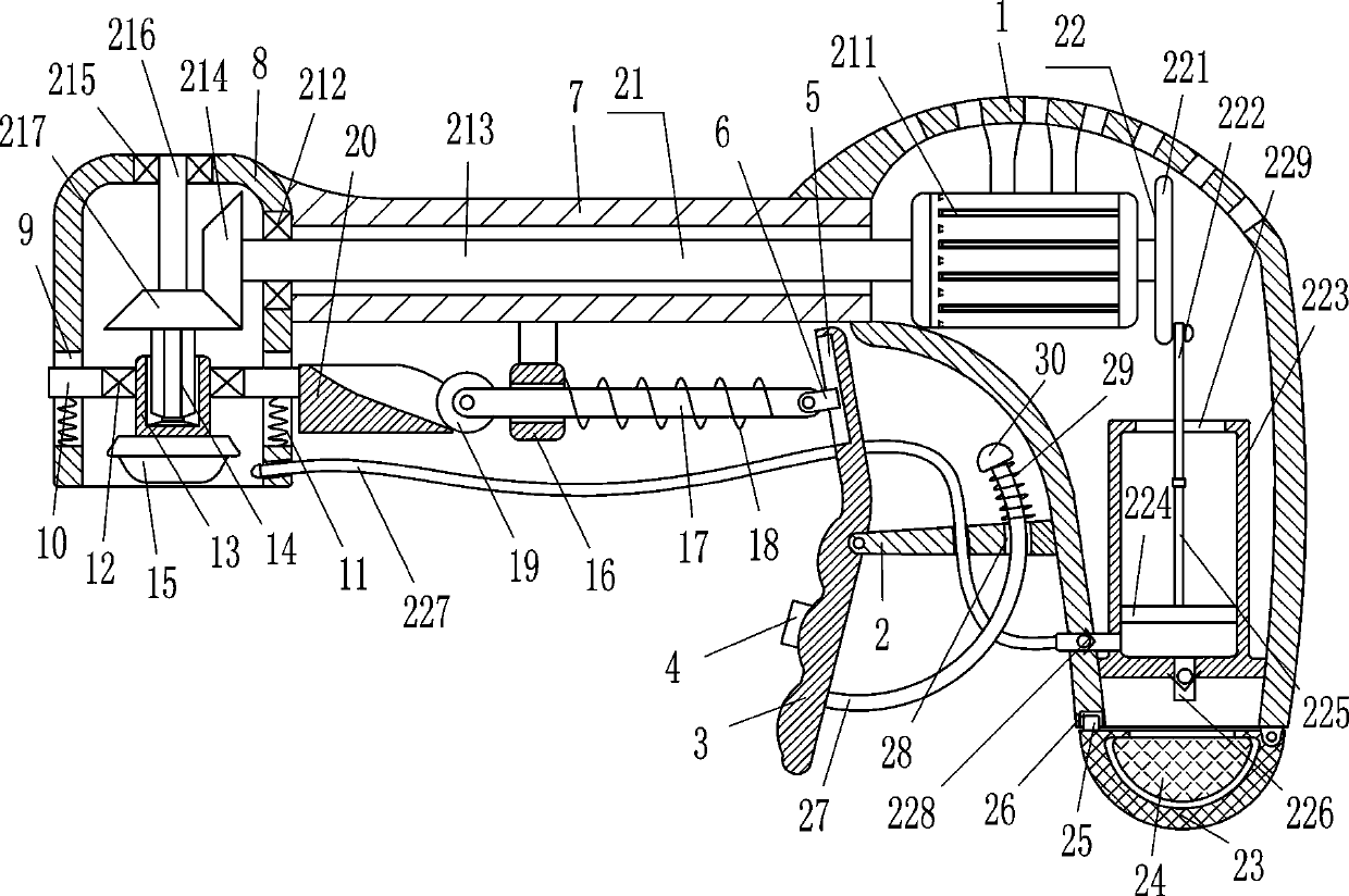 Burr grinding machine after part drilling