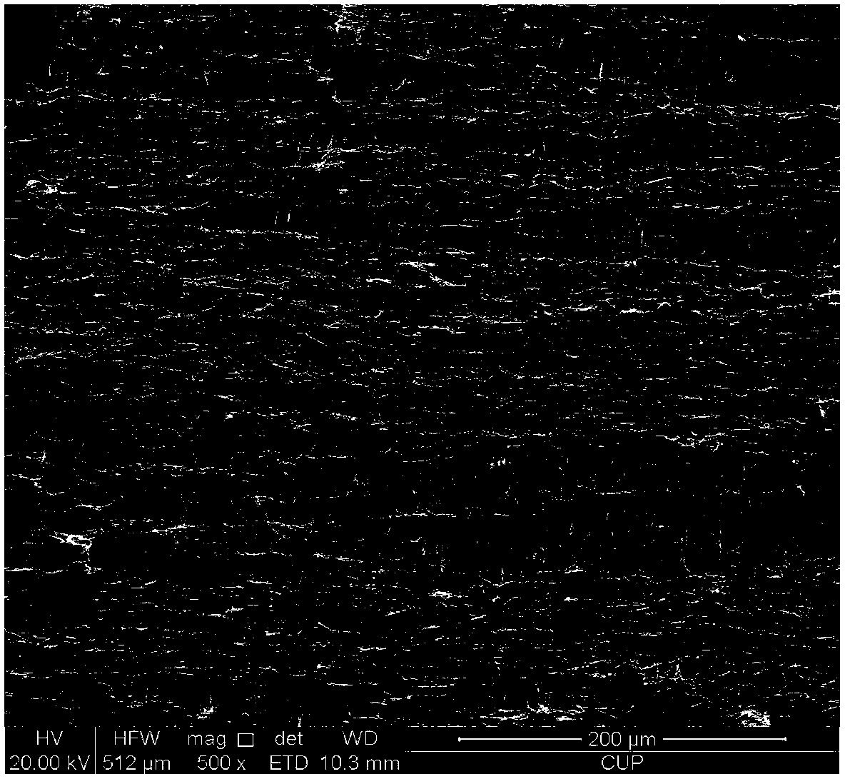 A substrate with magnetic nanowires being arranged on the surface and a preparation method of the substrate