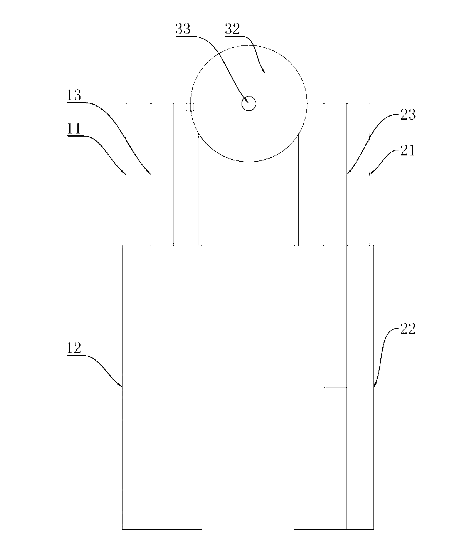 Wire bending self-made tool for steel stranded wire pulling handle