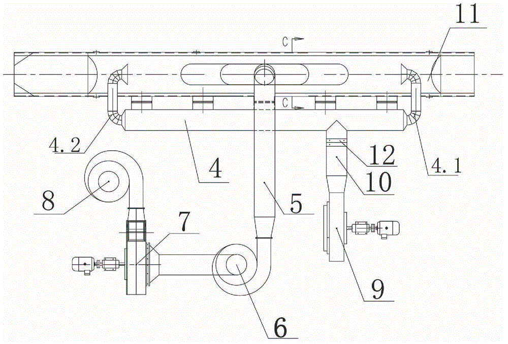 Cooling and drying equipment for white granulated sugar