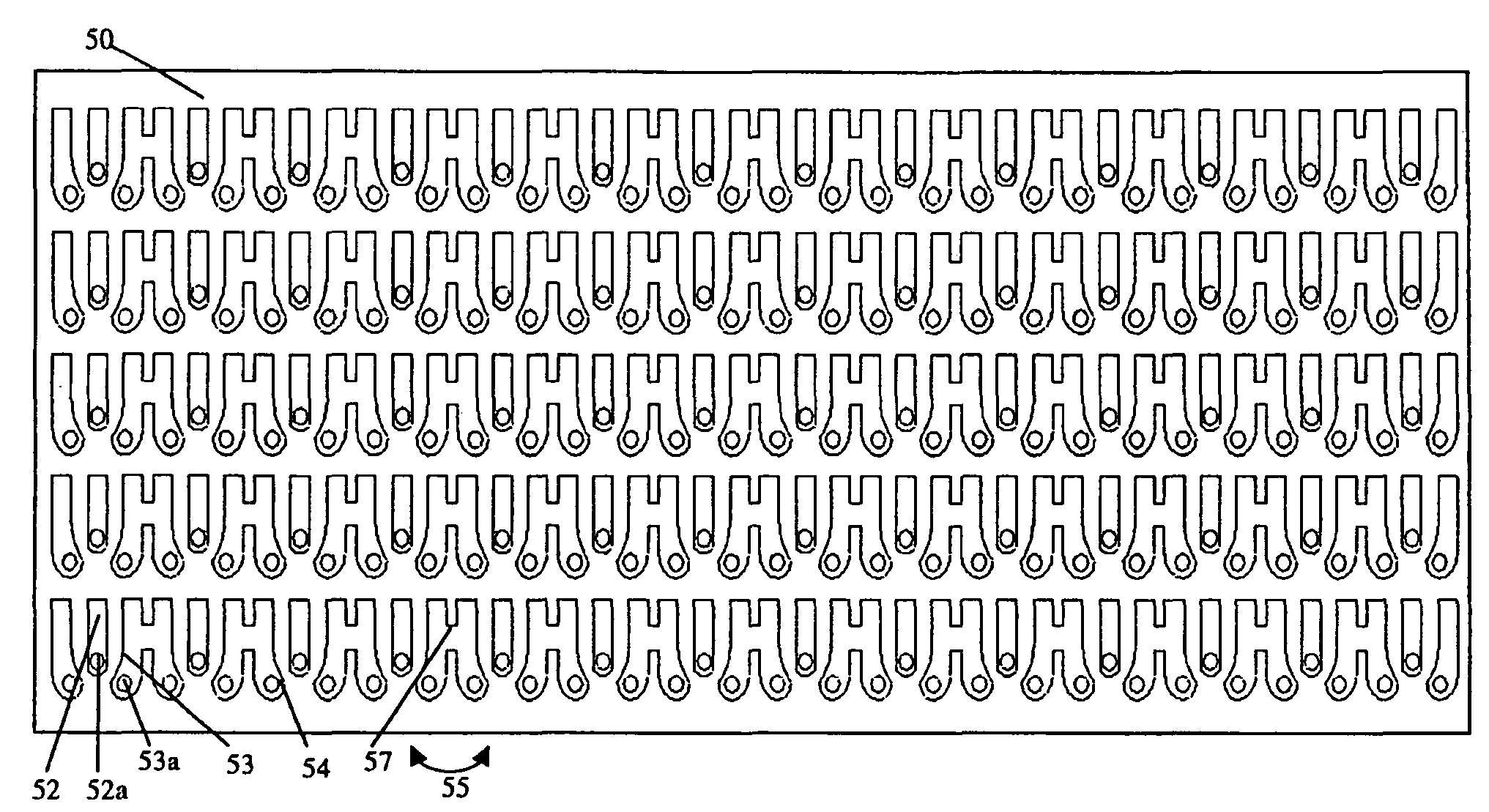 Printed circuit board for high speed, high density electrical connector with improved cross-talk minimization, attenuation and impedance mismatch characteristics