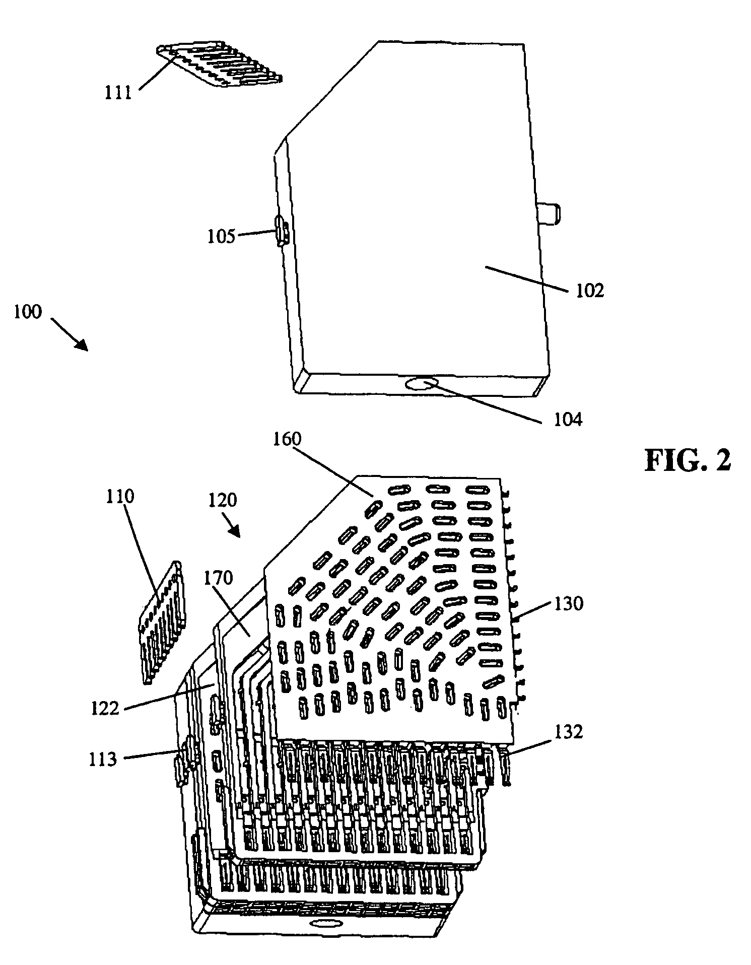 Printed circuit board for high speed, high density electrical connector with improved cross-talk minimization, attenuation and impedance mismatch characteristics