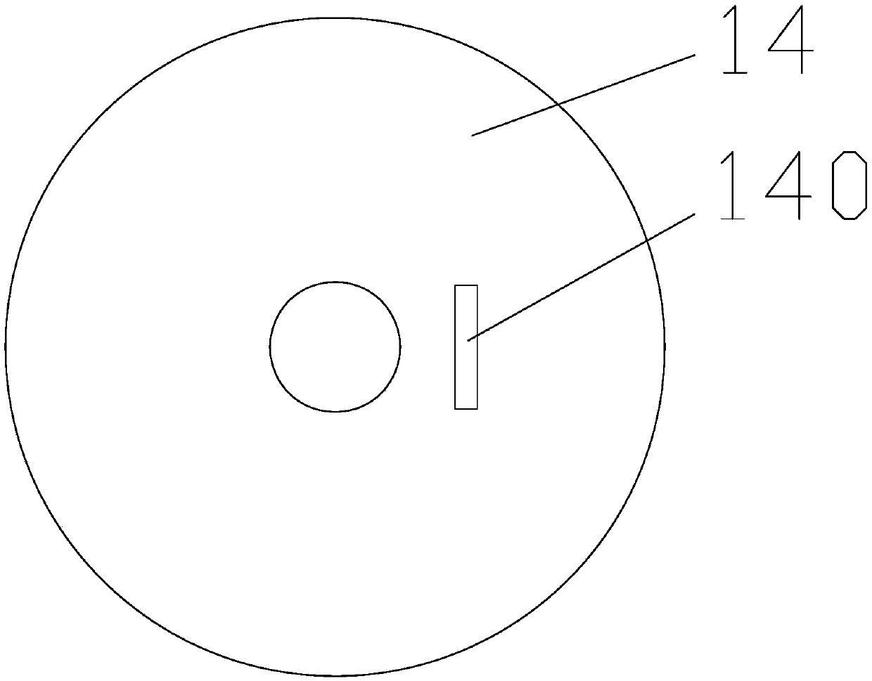 Cleaning device in front of chip potential barrier and cleaning process