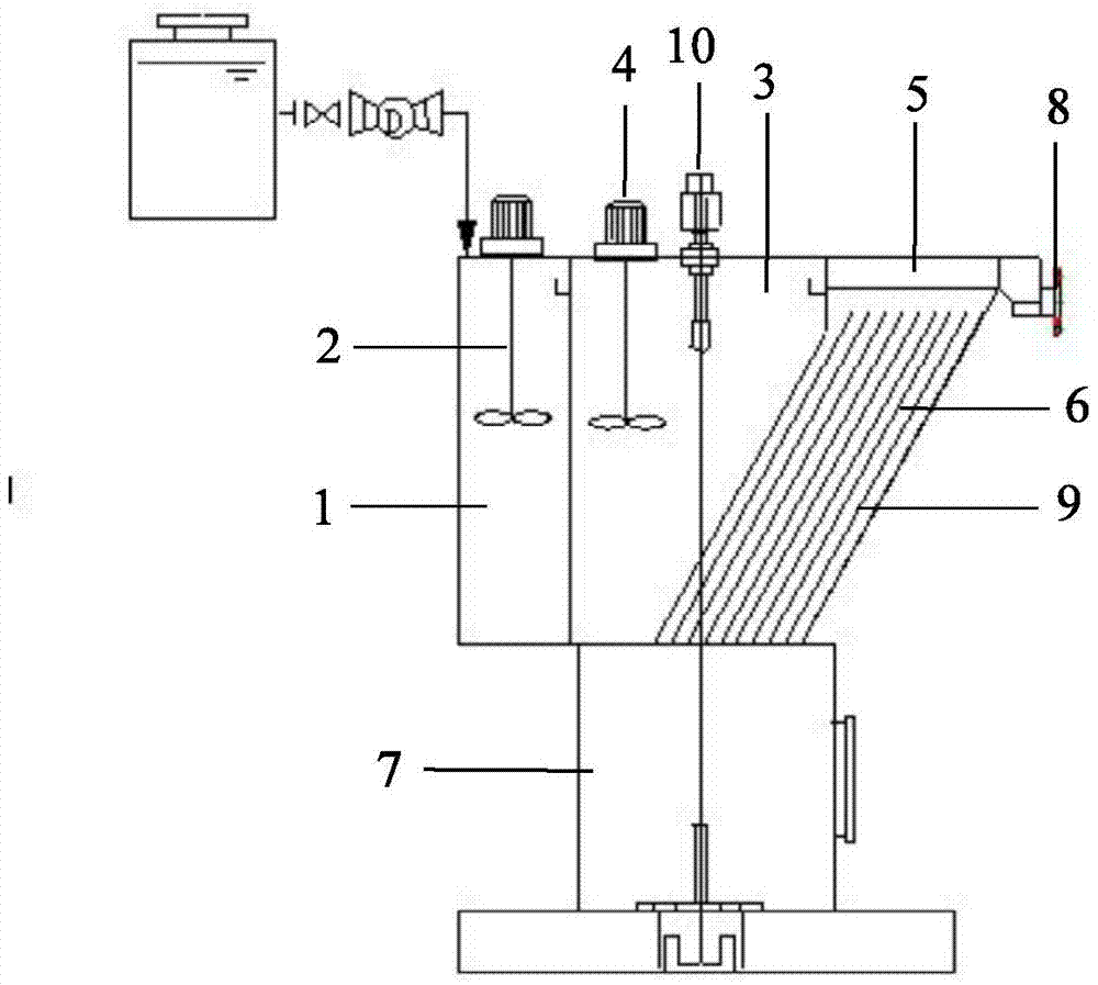 Efficient and energy-saving paint-water separation device