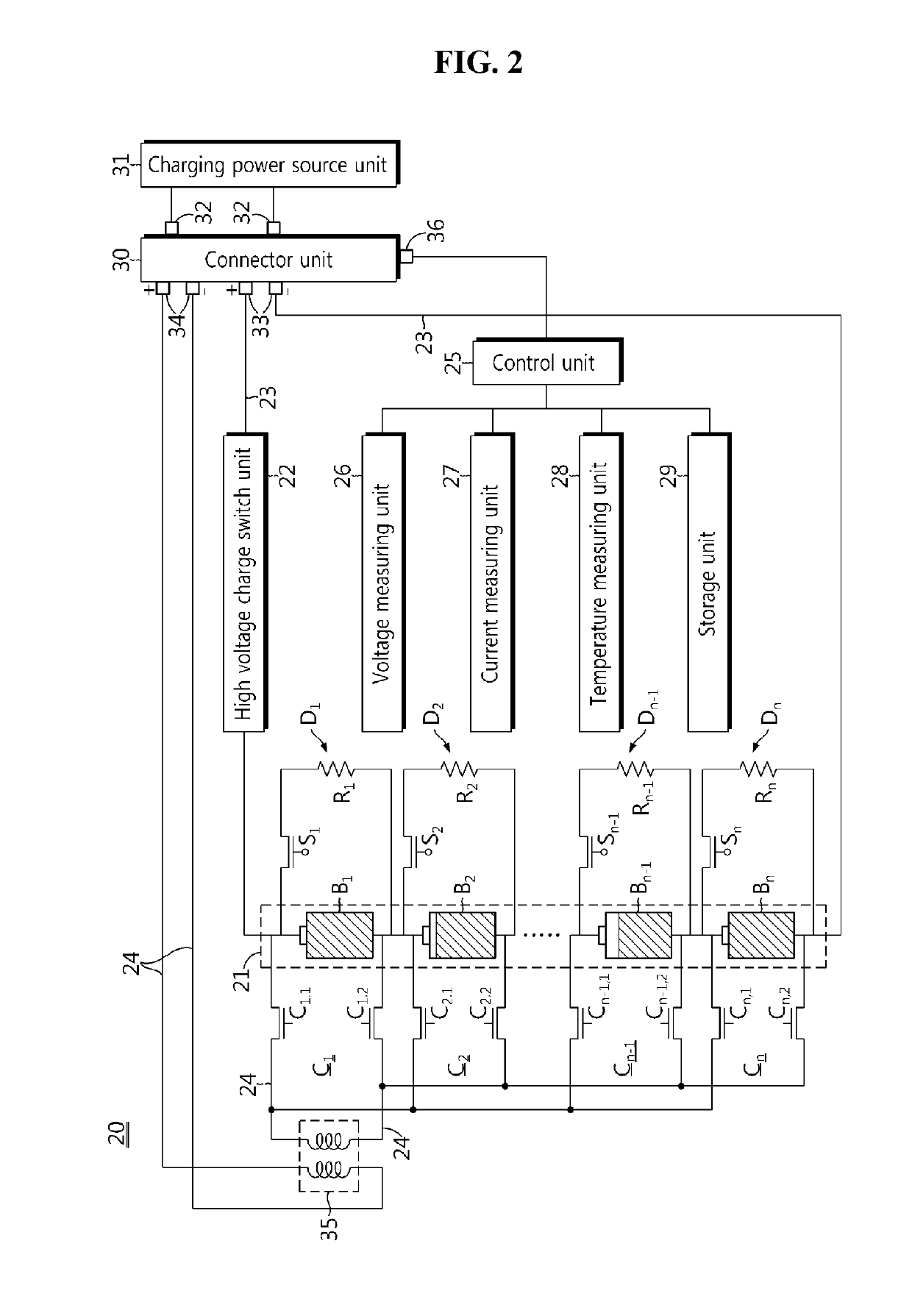 Charge control apparatus capable of high speed cell balancing and energy saving and method thereof