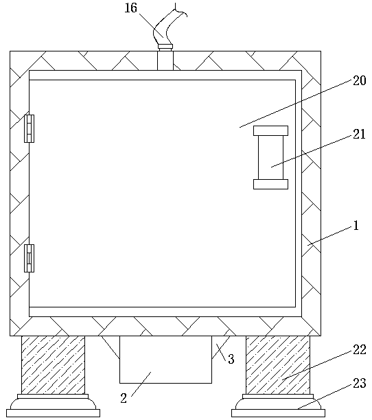 Synthetic fiber drying device used for oil refining