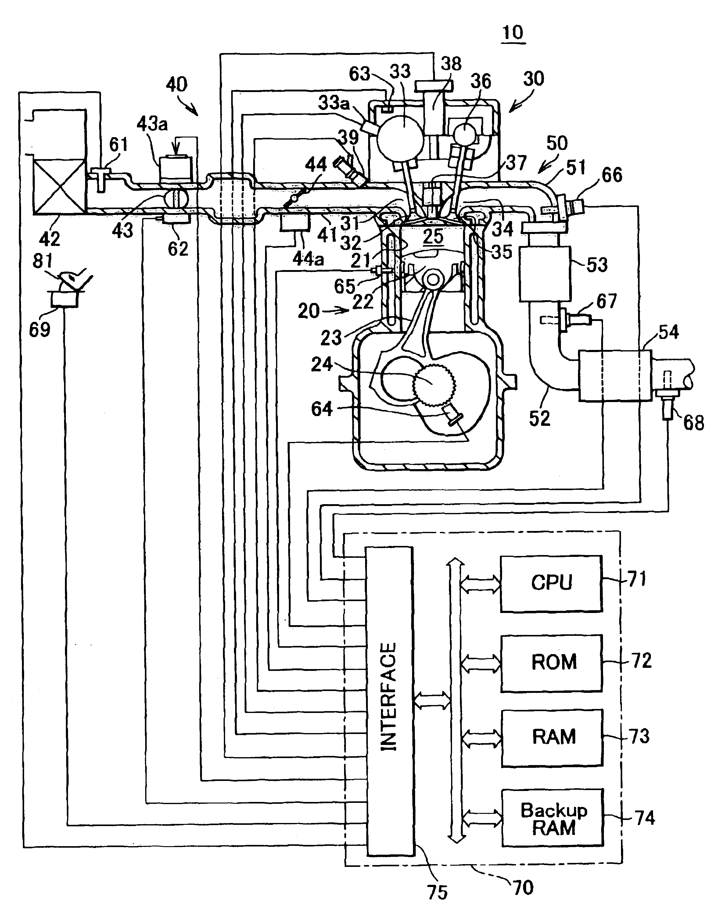 Catalyst degradation determining method