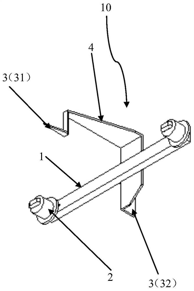 Zero setting tool for wind power blade