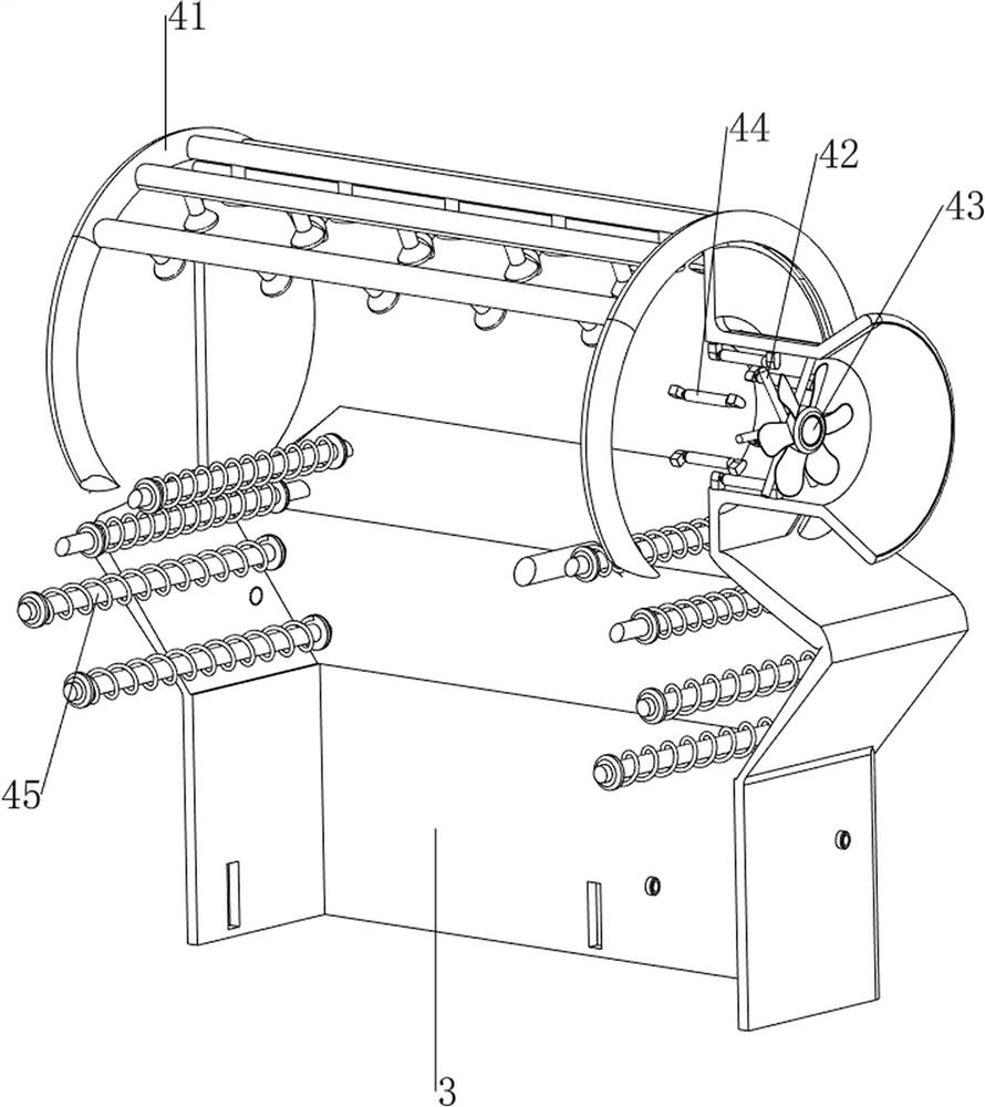 Flour production and processing dust removal device for manufacturing vermicelli