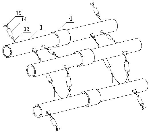 Oil gas multiphase conveying integration multicavity pipeline structure system and construction method thereof