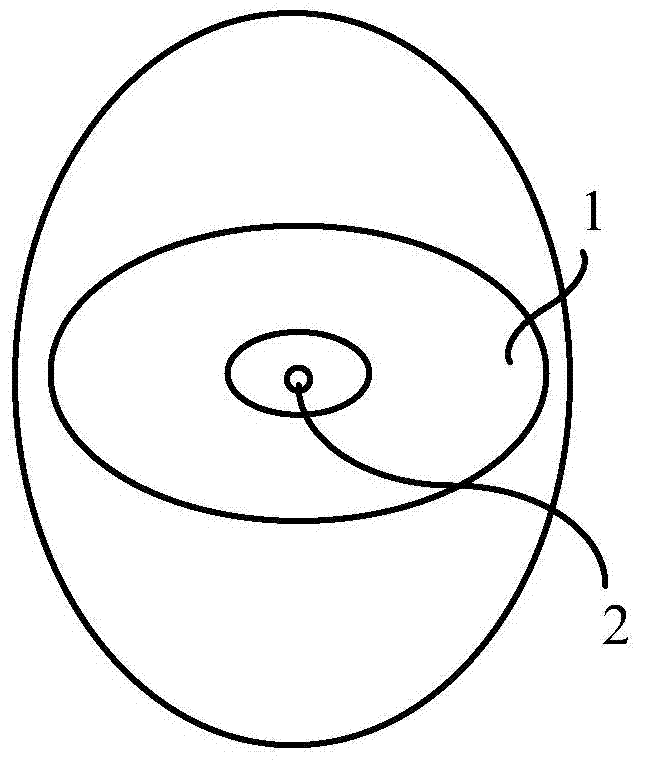 Elliptic cone threaded nozzle