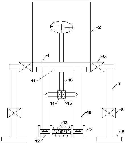 Ramming and groove digging mechanical device for building construction