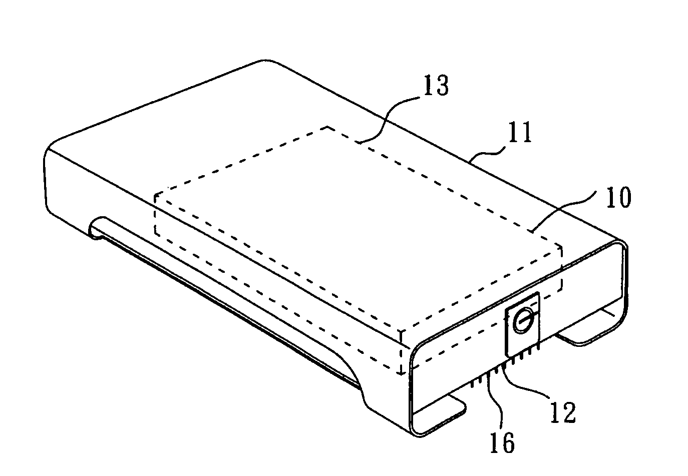 Extension box of storage media