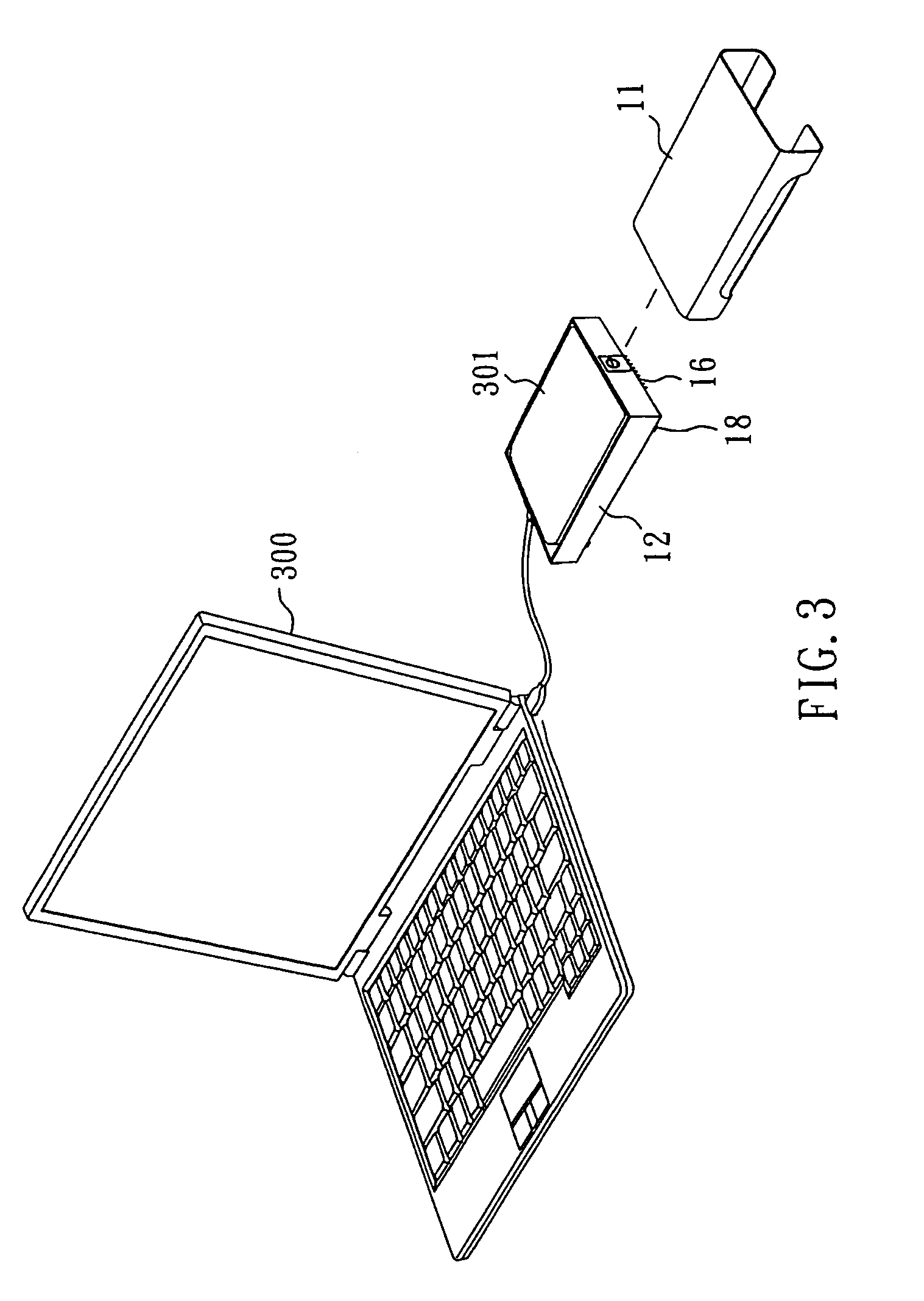 Extension box of storage media