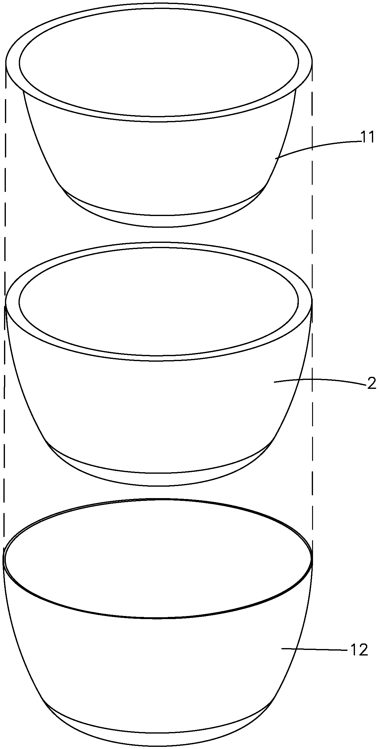 Composite cooking vessel with heat-accumulating function and manufacture method thereof