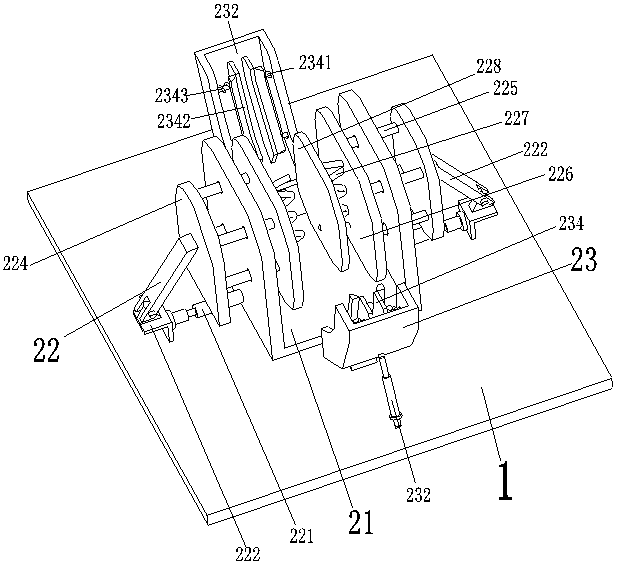 A device for stably dismantling discarded shared bicycle wheels