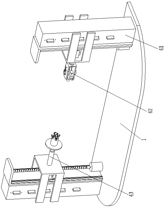 A device for stably dismantling discarded shared bicycle wheels