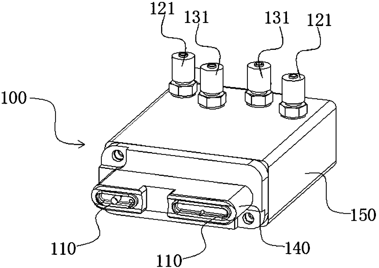 Sealing test assembly and system thereof