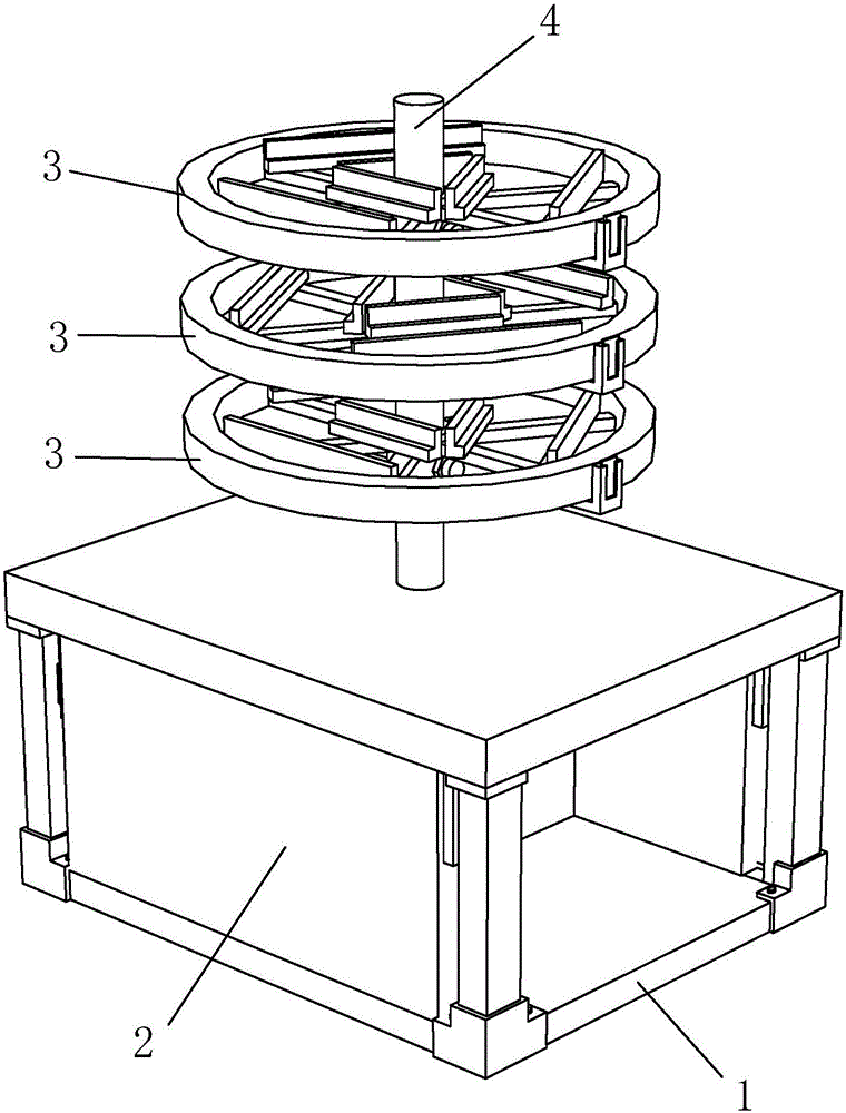 Silkworm breeding method based on combined type silkworm breeding frame