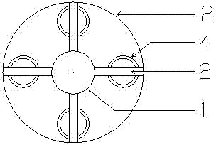 Special soil-fetching device for static triaxial compression test of soil