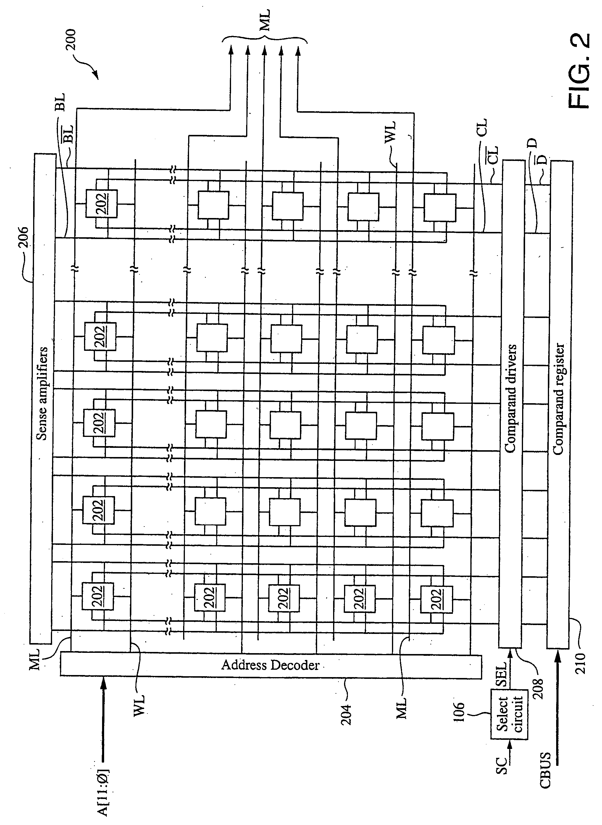 Content addressable memory with configurable class-based storage partition