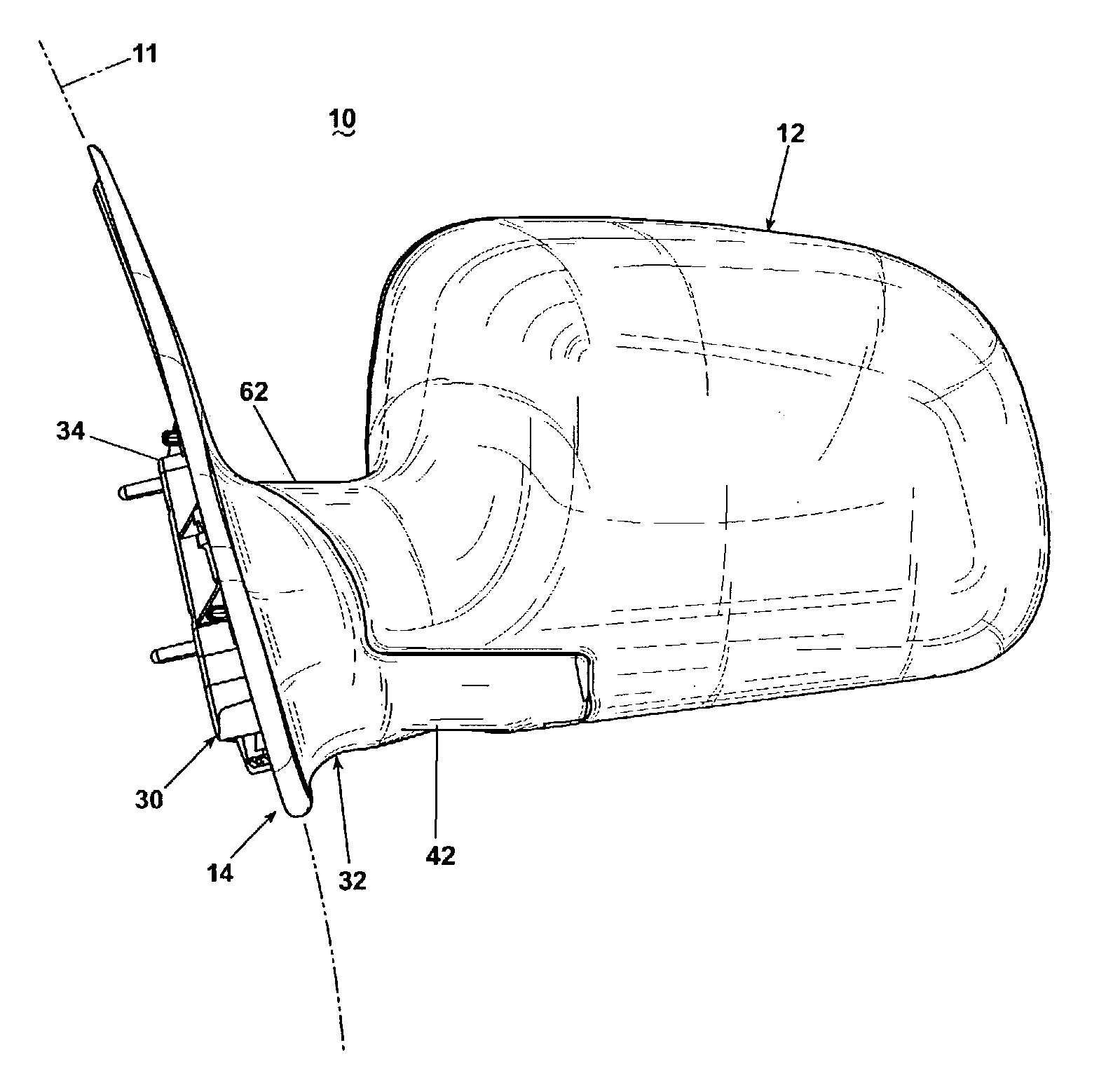 Vehicular mirror assembly incorporating multifunctional illumination source