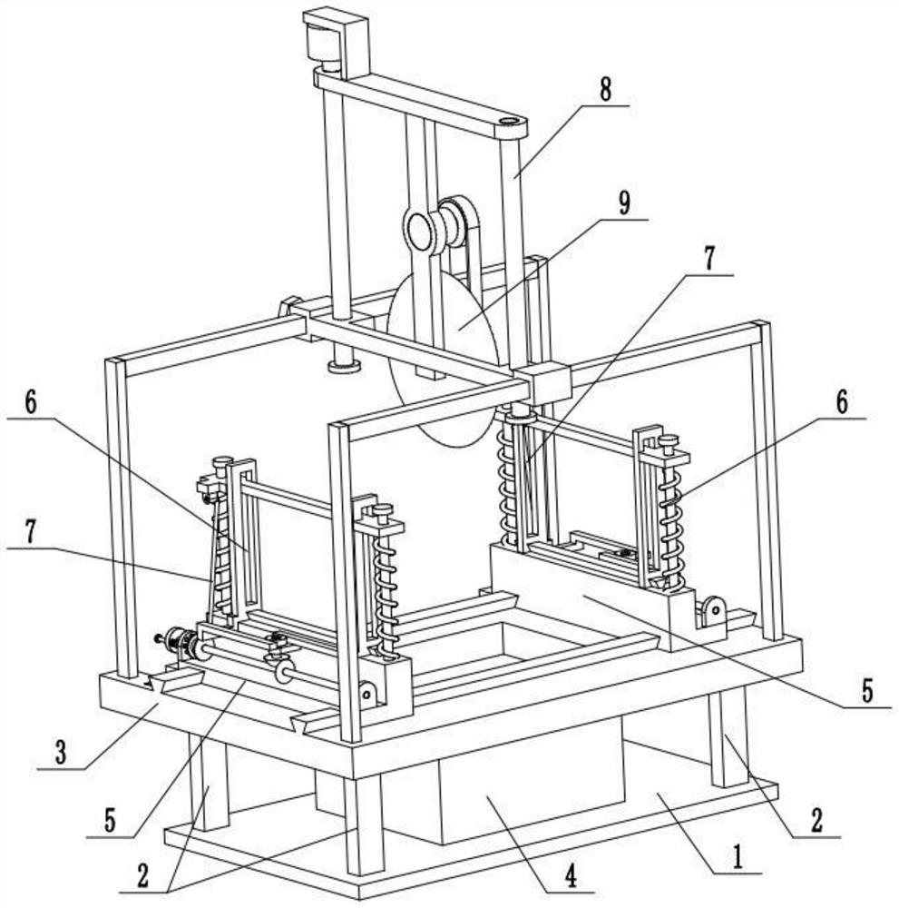 Wood cutting device for architectural decoration