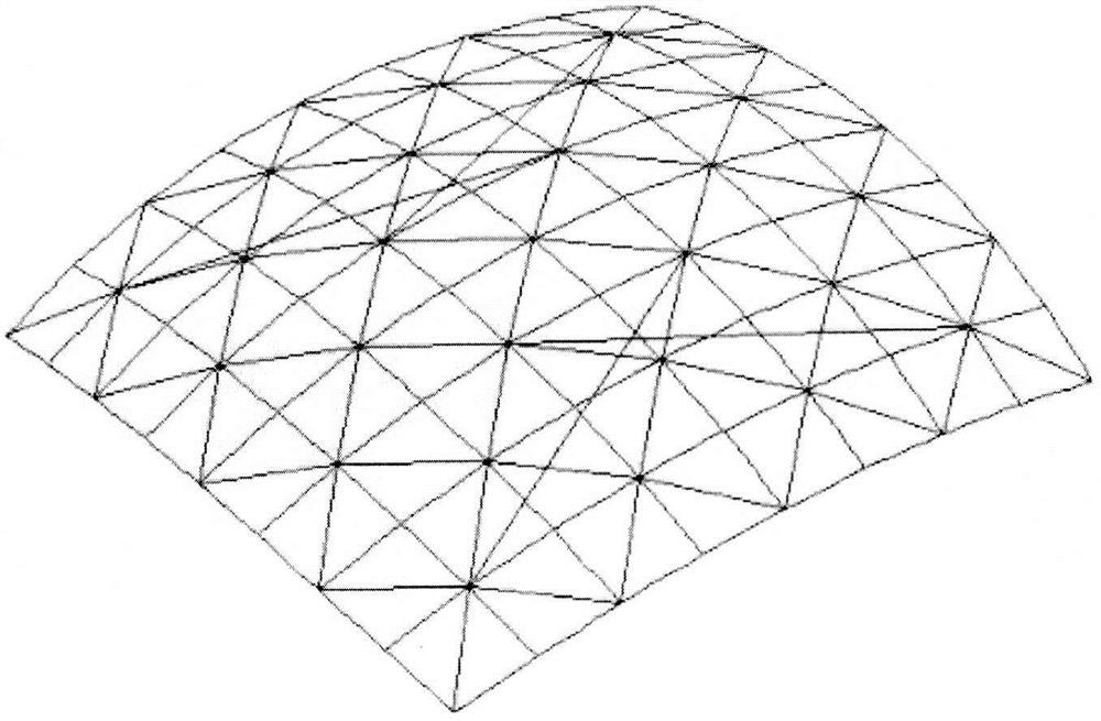 Structural system and design method of oblique tie-rod single-layer spherical greenhouse reticulated shell