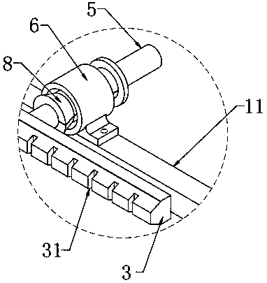 Plug locking mechanism of transfer box