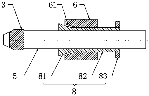 Plug locking mechanism of transfer box