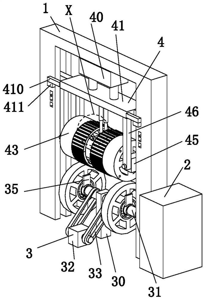 Automobile tire wear resistance intelligent test system and detection method thereof