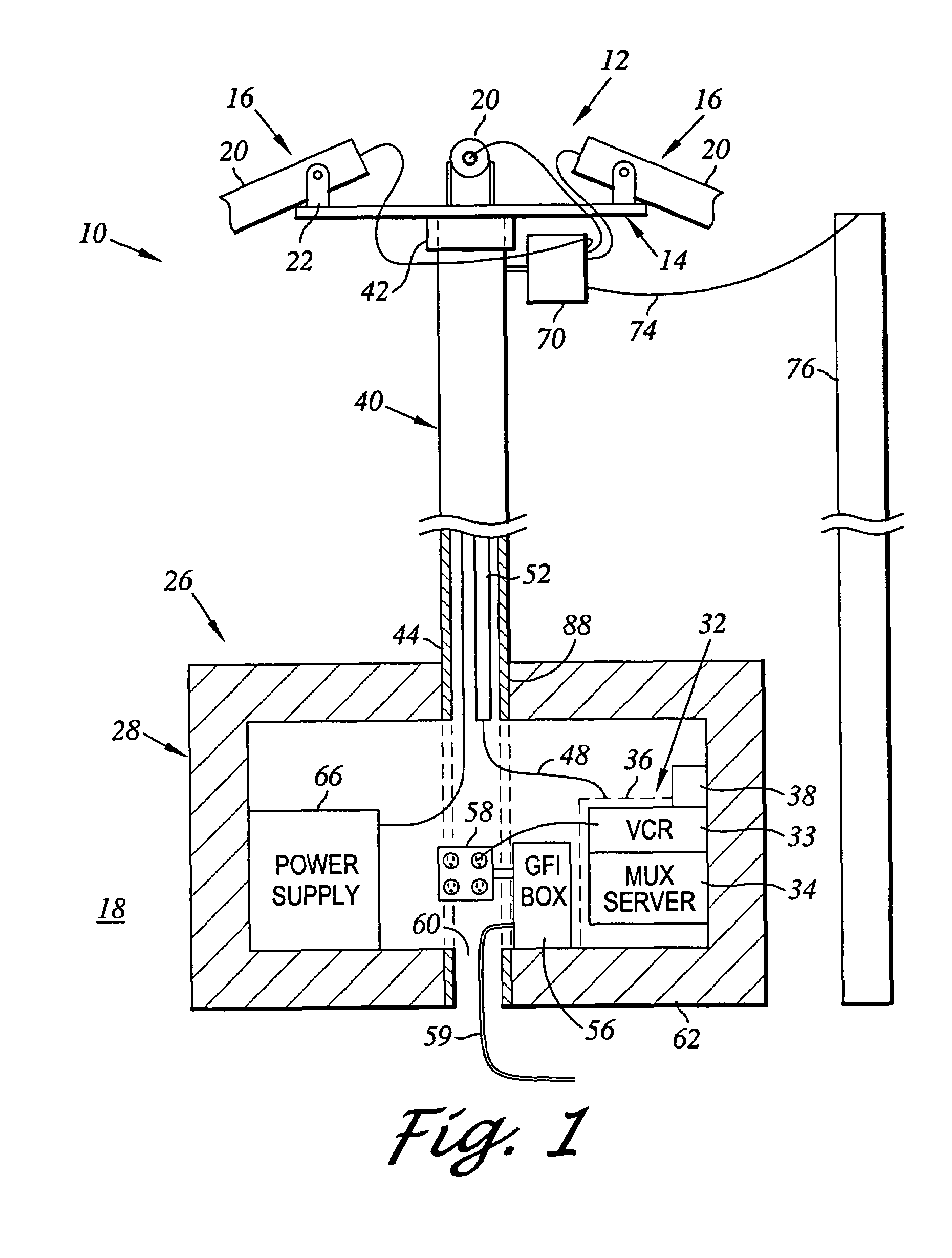 Temporary surveillance system