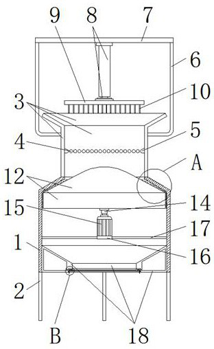 Agricultural saline-alkali land treatment device