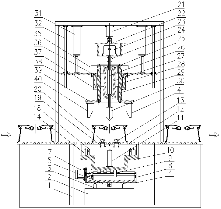 Device for removing wheel tool receiving ridge burrs