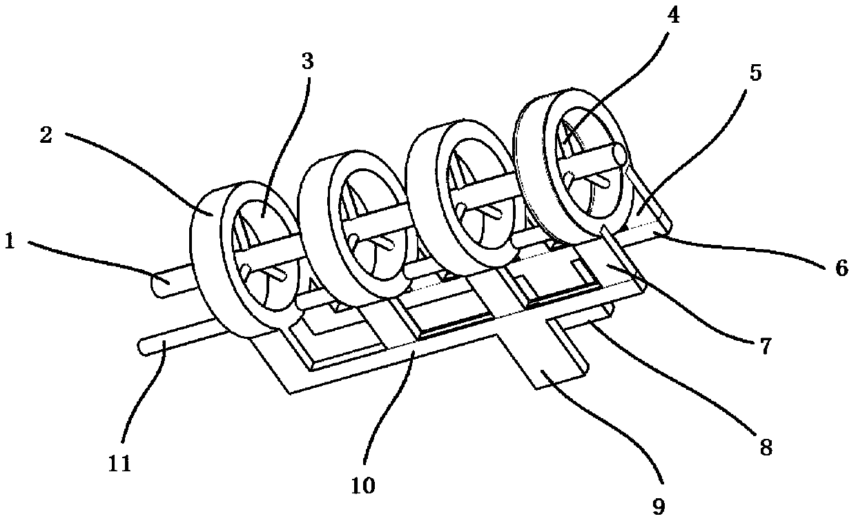 Zeolite roller capable of intensively treating exhaust gas