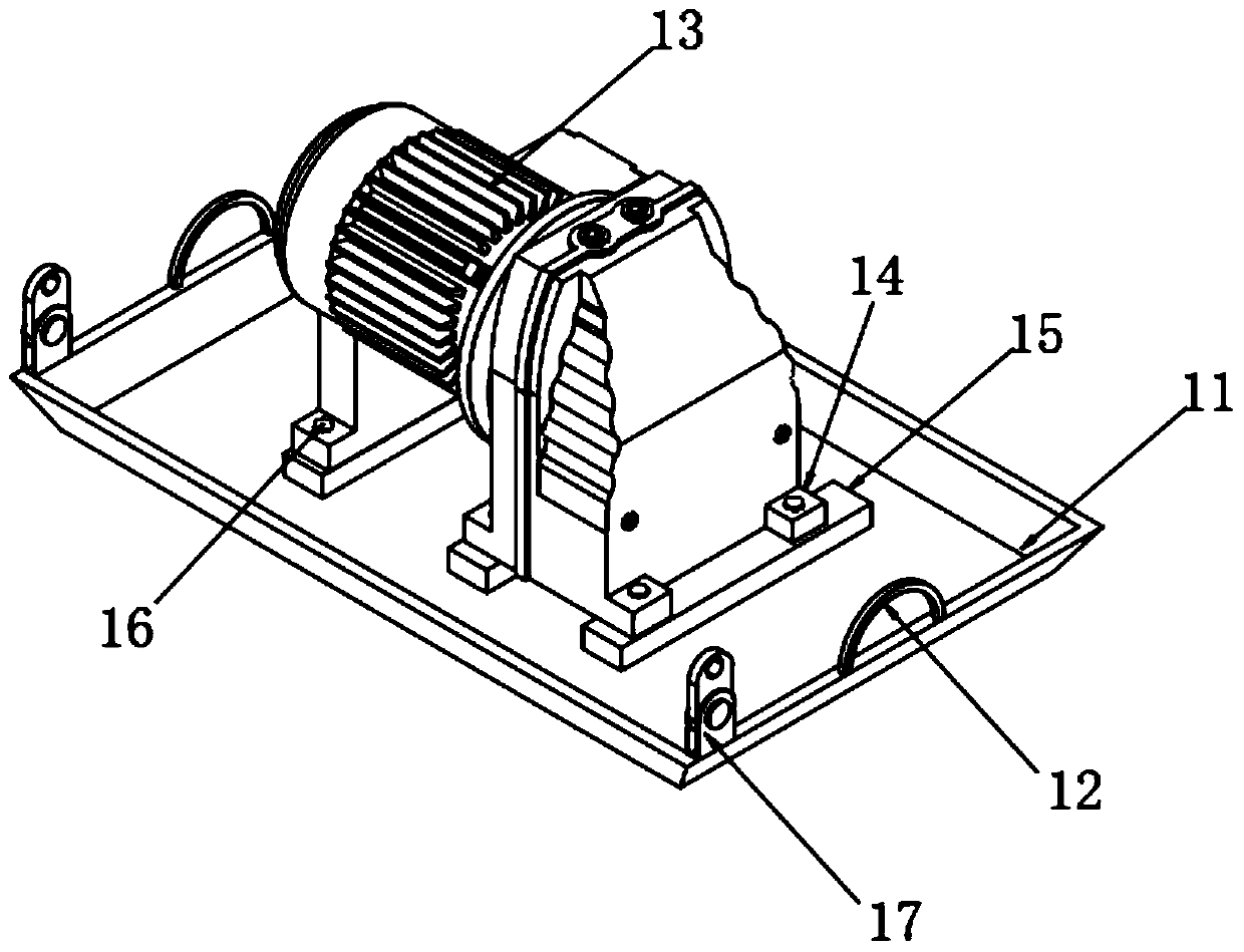 Magnetic attachment type building engineering vibrator