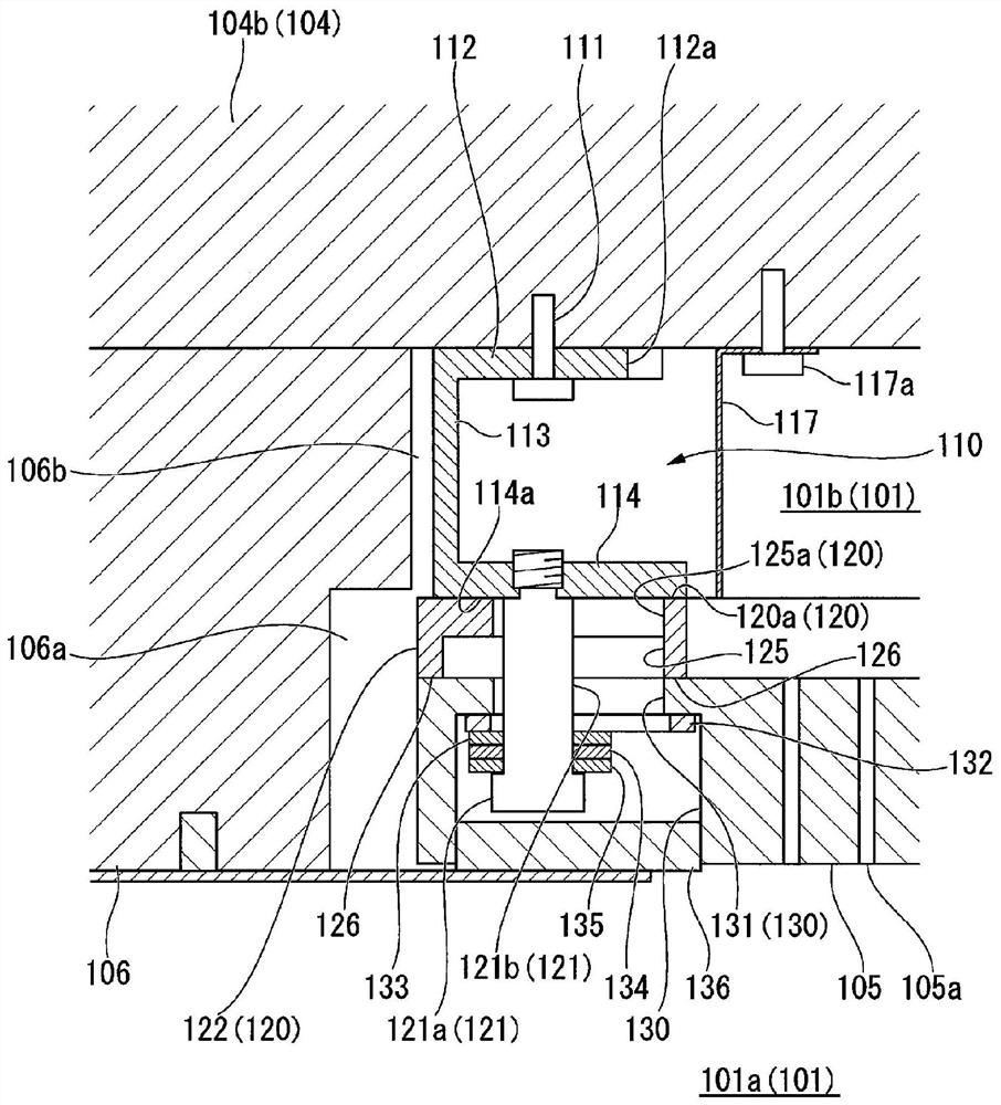 Vacuum processing device